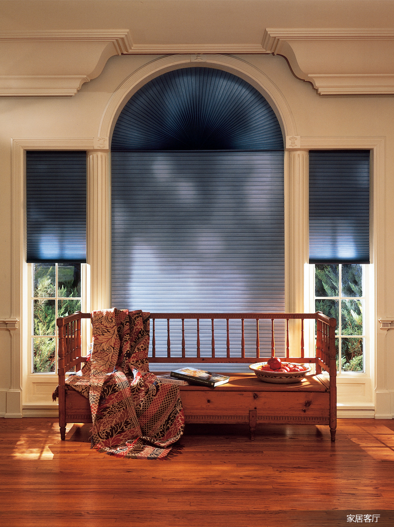 蜂巢帘固定式扇形蜂巢帘